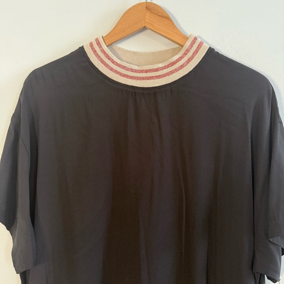 Aquarius Black 95% Silk Short Sleeve Dress, Size 1 (4/6) Offers Welcome! - Picture 3 of 9